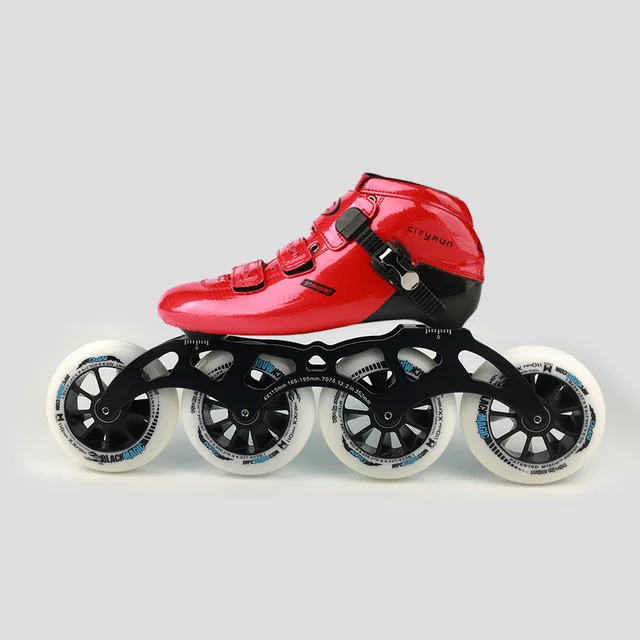 Cityrun скоростные роликовые коньки из углеродного волокна, профессиональные коньки для соревнований, 4 колеса, гоночные коньки - Цвет: model 10