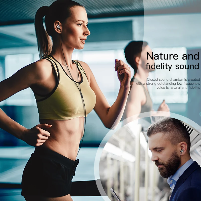 

Baseus H04 Bass Sound Earphone In-Ear Sport Earphones with mic for xiaomi iPhone Samsung Headset fone de ouvido auriculares MP3