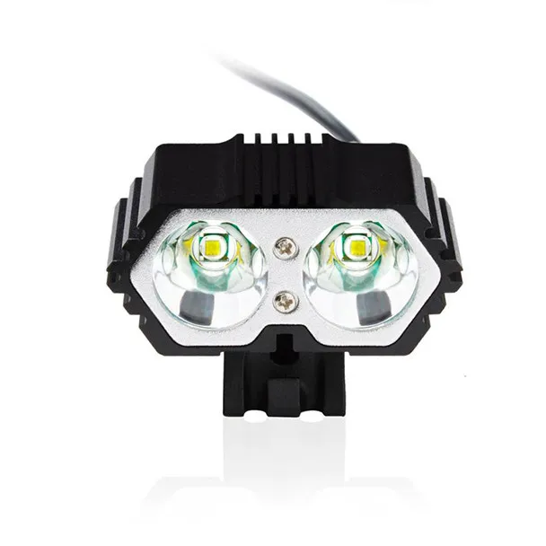 6000лм 2 X XM-L T6 светодиодный USB водонепроницаемый фонарь для велосипеда аксессуары для лампы