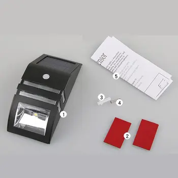 

Solar Light Human Body Induction Wall Lamp Led Courtyard Garden Light Small Solar Power Lamp