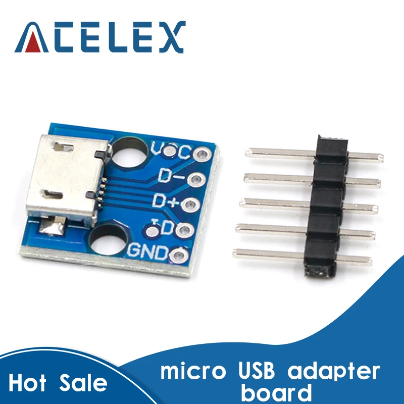 10 шт. CJMCU микро USB плата адаптер питания 5 В коммутационный интерфейсный модуль|usb