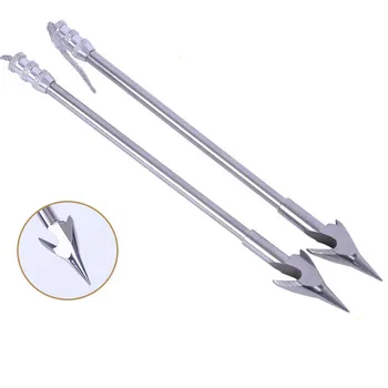 

2019 New 304 Steel Fishing Broad head Arrow Stainless Steel Catapult Slingshot Bow Hunting Fish Dart Triangular flying shark