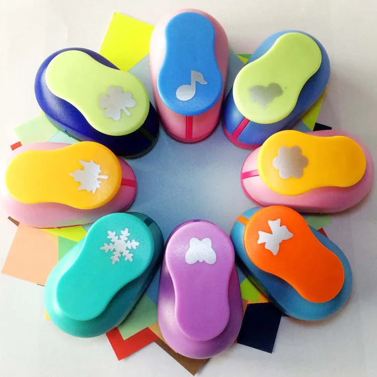 Scrapbook Punches 5/8'' 1.5cm DIY Paper Cut Eva Foam Maker Puncher Scrapbooking Labor Saving Kid Hole Punch CL-1208
