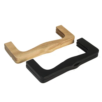 

2 set 23X9 cm Wooden Handle for Handmade Handbag DIY Tote Purse Frame Making Bag Hanger China Factory wood obag handle drop ship