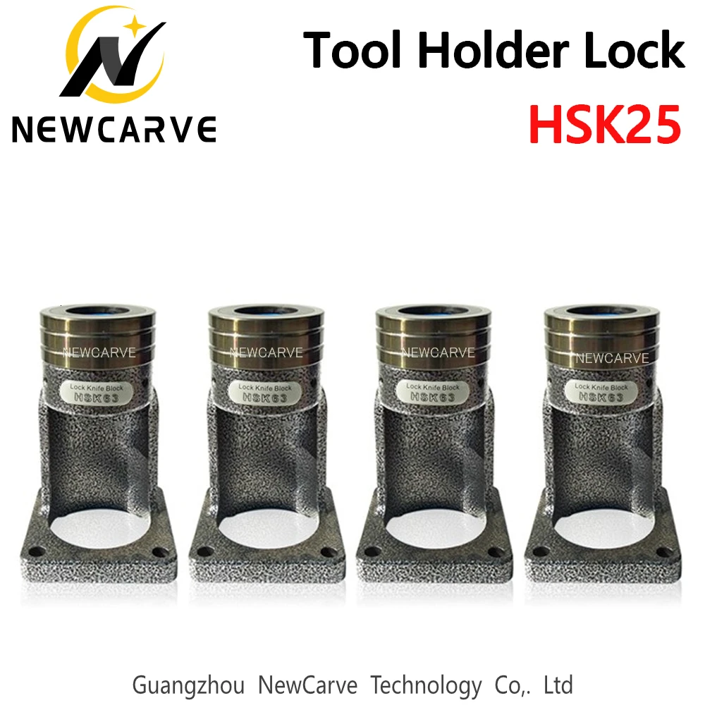 Hsk25 Tool Holder Bearing Lock Ball Lock Cutter Knife Seat Block Locking Device Newcarve Tool