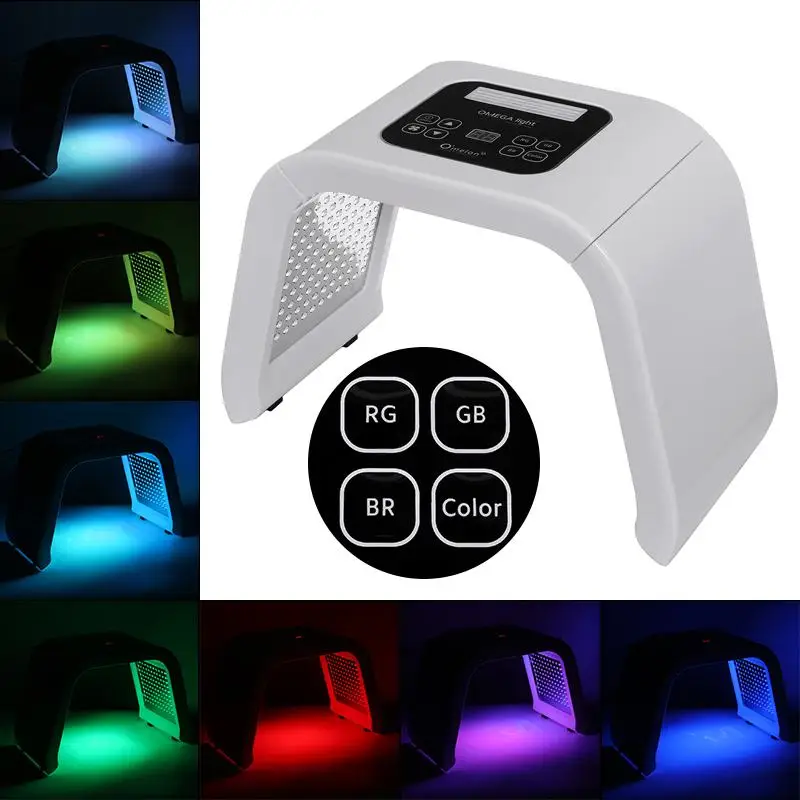 

7 Colors LED PDT Light Therapy Lamp Beauty Machine Treatment Skin Tighten Facial Acne Remover Anti-wrinkle 100-220V