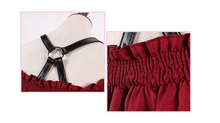 Винтажная Готическая Лолита с длинными рукавами, с открытыми плечами, Ренессанс, Кружевной крест, Классический стимпанк, викторианский стиль