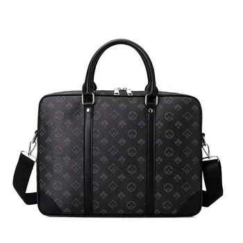 

Business Handbag Vintage Big Capacity Clutch Bag Classic Brand Design Messenger Bag Plaid Casual Business Handbag