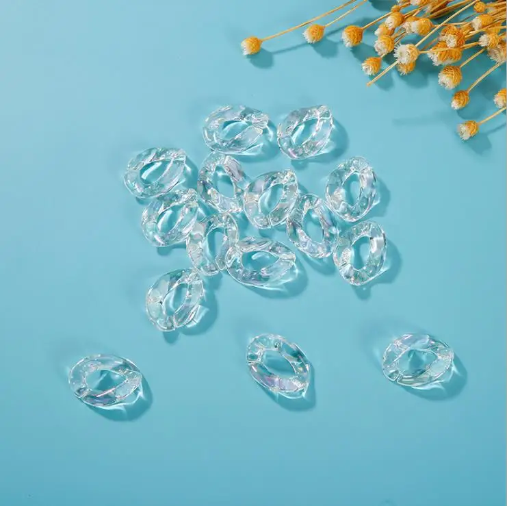 40 шт. акриловые бусины звено цепи для ожерелий и браслетов ювелирные изделия