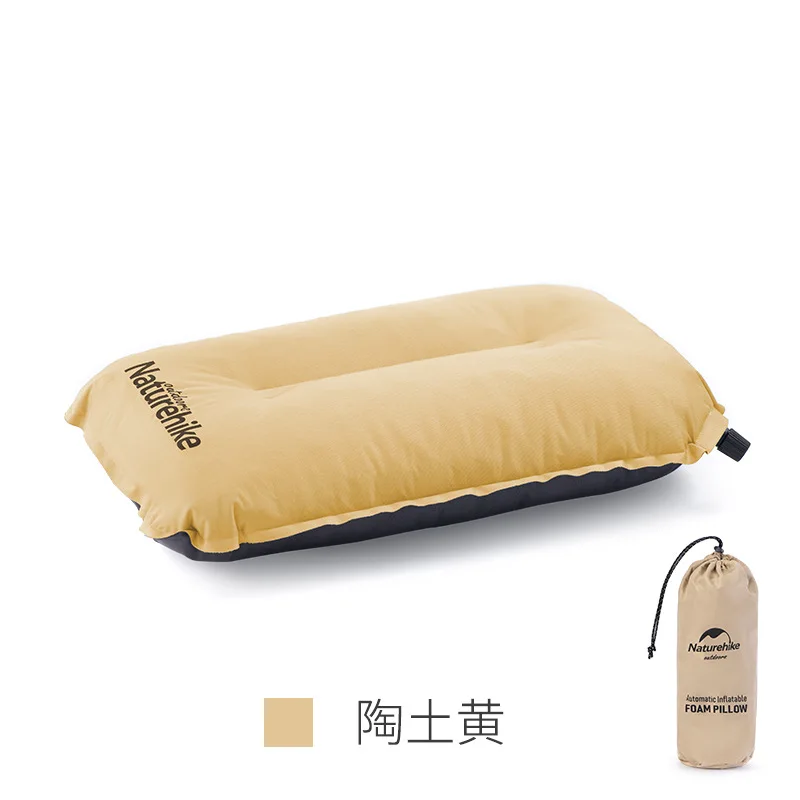 Надувная подушка NatureHike автоматическая надувная губка для отдыха на открытом