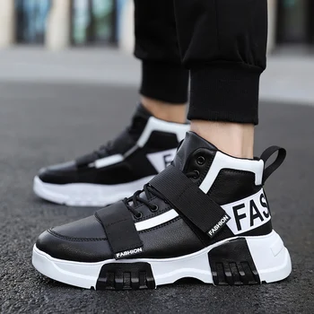 

OLOMM High help Popular Hot SaleMen's Casual Shoes Brand Comfortable Outdoor Men Fashion Sneakers Autumn Winter Damping MenShoes