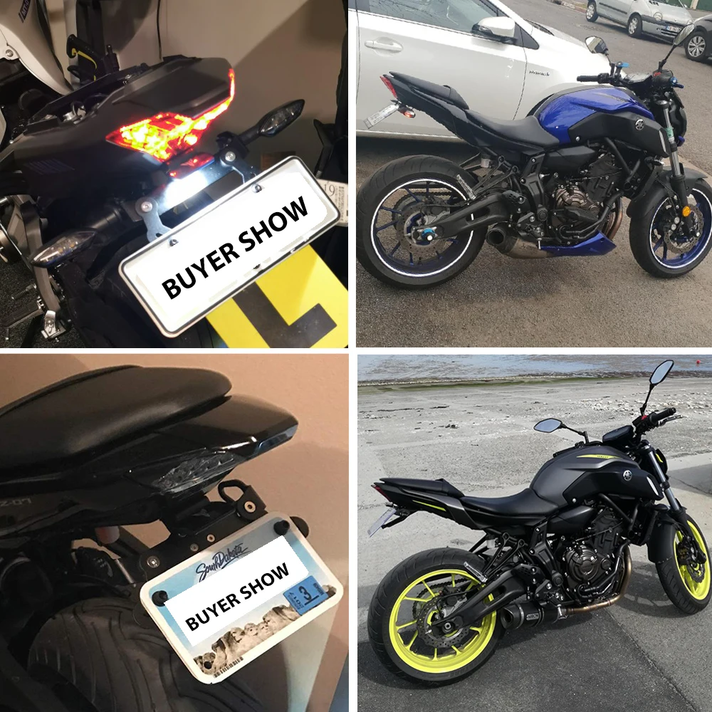 Kemimoto для Yamaha mt 07 MT07 MT FZ 2014 2018 Регистрационная пластина Fender Eliminator Держатель