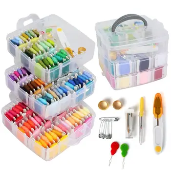 

Embroidery Floss with Organizer Kit Include 150 Colors String for Bracelets