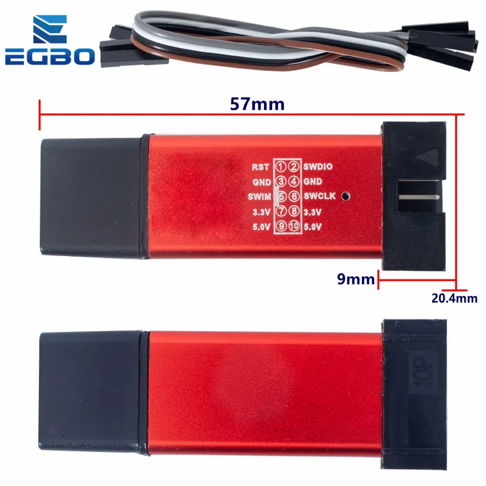 Программатор для скачивания ST LINK Stlink ST-Link V2 Mini STM8 STM32 1 шт. | Электронные компоненты