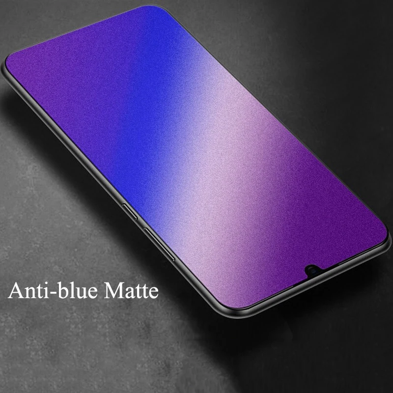 Anti-blue Matte Защитное стекло для huawei P30 lite стекло против синего отпечатков пальцев матовое закаленное стекло huawei P 30 lite защита экрана - Цвет: Anti-blue Matte
