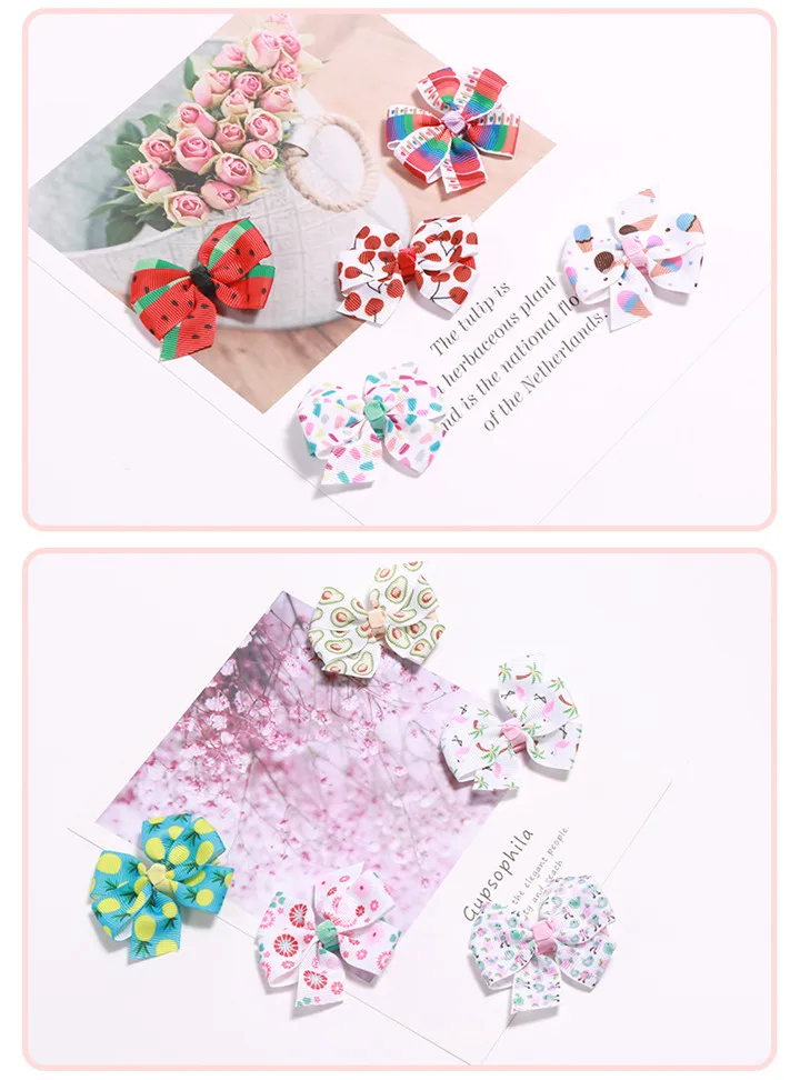 2  Party Favors Bowknot Hairclips Children's Headwear Girls Hair Accessories Wedding Birthday Party Supplies ​​Gift To The Guests