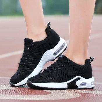 

Size 35-50 Nice New Summer Breathable Shoes Woman Flat Heel Women Running Wild Sneakers Classic Air Mesh Female Tenis Flats
