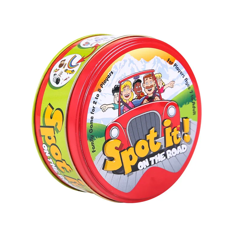 Dobble 16 видов стилей определить его карты игрушка вертушка железная коробка Спорт