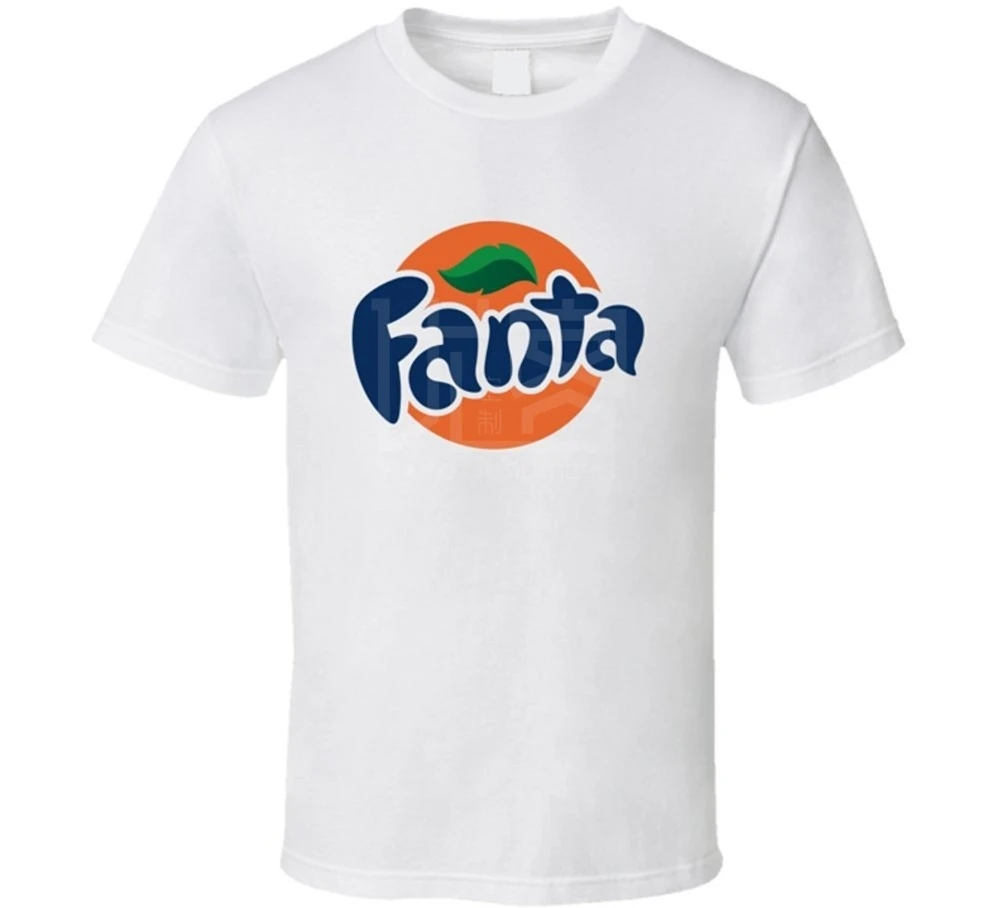 Футболка Новое поступление футболка Bandit Fanta Orange Soda Pop Drink Классическая забавная