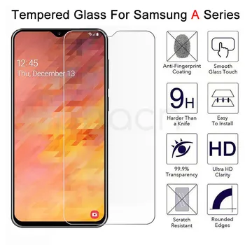 

9H Protective Glass on For Samsung Galaxy A20E A40S A10 A20 A30 A40 A50 A60 A70 A80 A90 Tempered Screen Protector Glass Film