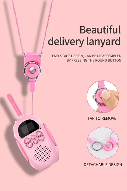 Kids Walkie Talkies Portable Handheld Toy Cute Walkie Handheld Talk Parent-Child Educational Interactive Toys 3