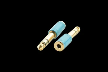 

10Pcs Brass 6.35mm 1/4" Male Plug to 3.5mm Stereo Female Jack 6.5 to 3.5 Headphone Audio Adapter for Microphone Guitar Connector