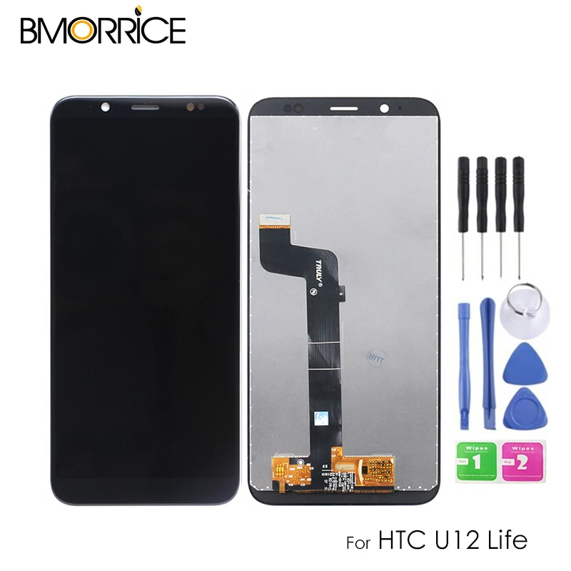

6.0'' LCD For HTC U12 Life LCD Display Touch Screen Digitizer Assembly Replacement Parts No Frame Black