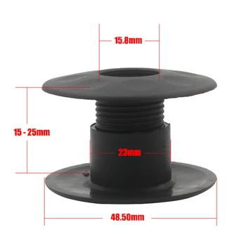 

DDJ 20pcs Mini Foosball Rod Bearing Table Football Edge Bearings Black Table Bearing Upgrade Accessories
