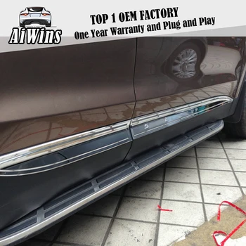 

Aiwins For SANTA FE IX45 2013 2014 2015 2016 ABS SIDE DOOR BODY GARNISH MOULDING COVER trim PROTECTION CAR STYLING