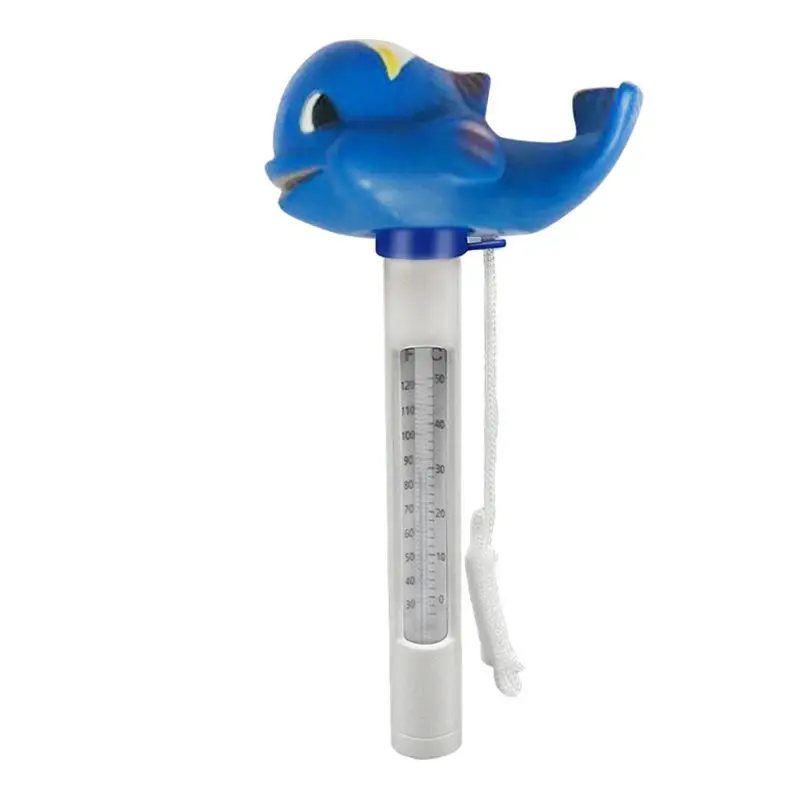 Мультяшный плавающий прекрасный детский водный термометр, детская игрушка для ванной, пластиковые Термометры для бассейна