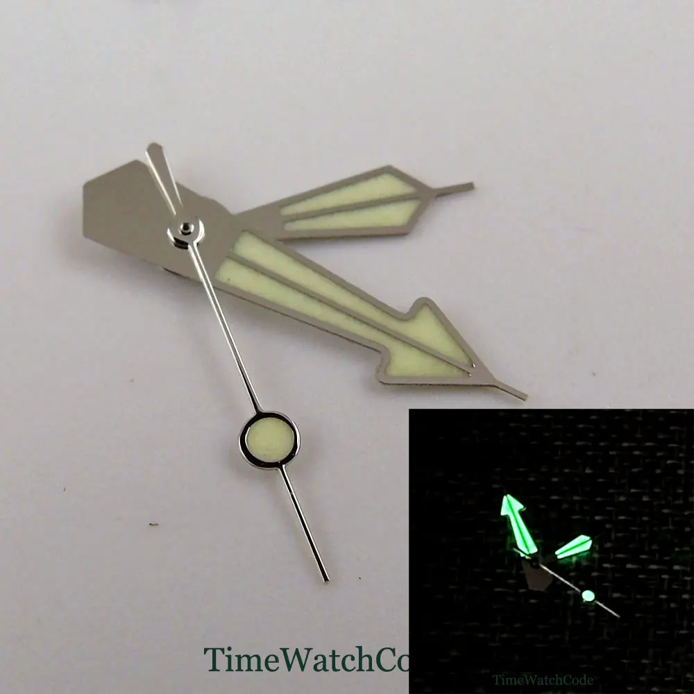 

Super Luminous Watch Hands Parts Fit For NH35A NH36A 7s26 4r15 7009 SKX Automatic Movement Green Lume Silver Rose Golden