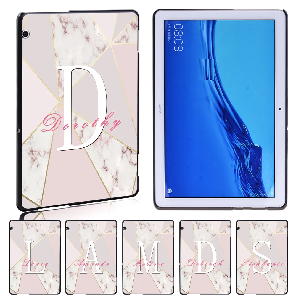 

Tablet Case for Huawei MediaPad T3 8/MediaPad T3 10/MediaPad T5 10 - Casual Anti-fall Name Series+Stylus