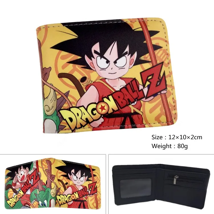 Новое поступление, мультяшный кошелек Dragon Ball Z, аниме Dragon Ball Super Broly, мужской короткий кошелек с отделением для монет, кошелек для студента, подарок - Цвет: G