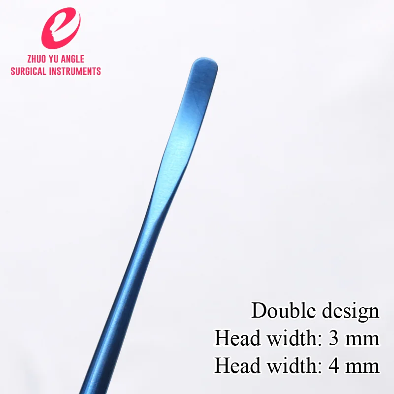 Двойной головкой Склеральная Стриптизерша офтальмологический микрохирургический инструмент из титанового сплава periosteel scleral зачистки