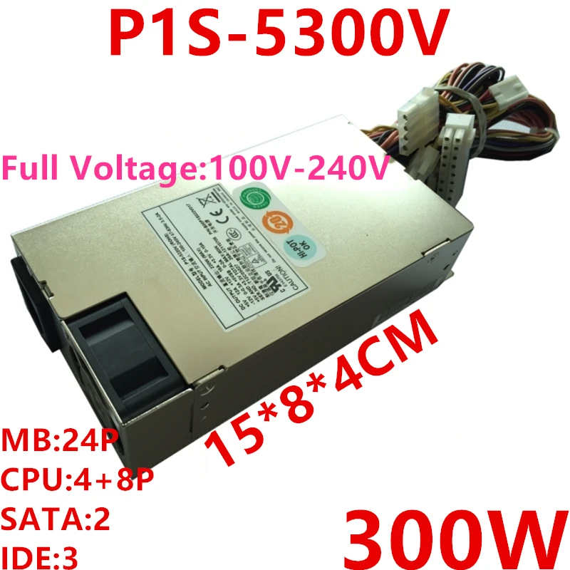 

Новый оригинальный блок питания для Emacs маленького размера 1U 300 Вт, импульсный источник питания P1S-5300V P1S-5180V