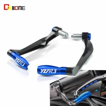 

YZF Logo 7/8" 22mm Motorcycle Accessories Brake Clutch Lever Guard Levers Protection For Yamaha YZF R3 YZFR3 R1 R6 R25 YZF-R3