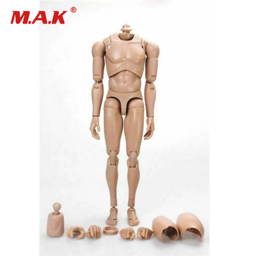 1/6 Scale Male Body Model Toy Europe Skin MX02-A Standard Muscle Flexible 