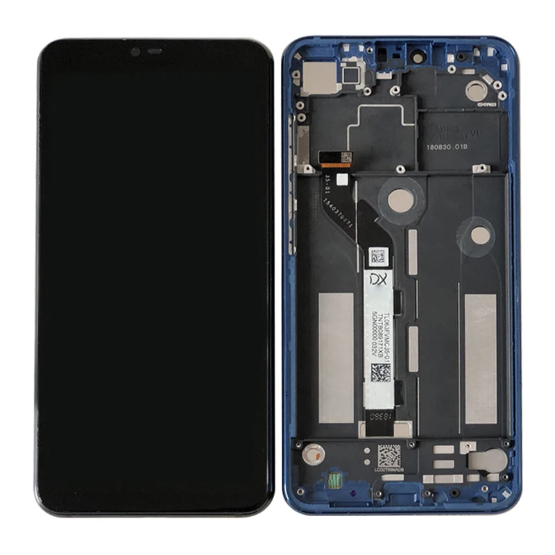 Tanie Oryginalny LCD dla Xiao mi mi 8 Lite mi 8 Lite wyświetlacz LCD montaż digitizera ekranu dotykowego + rama dla Xiao mi mi 8X mi 8X LCD
