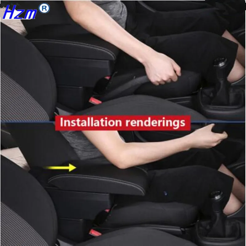 현대 i20 2021 2022 2023 자동차 팔걸이 상자, 인테리어 부품, 내용 보관 상자 액세서리
