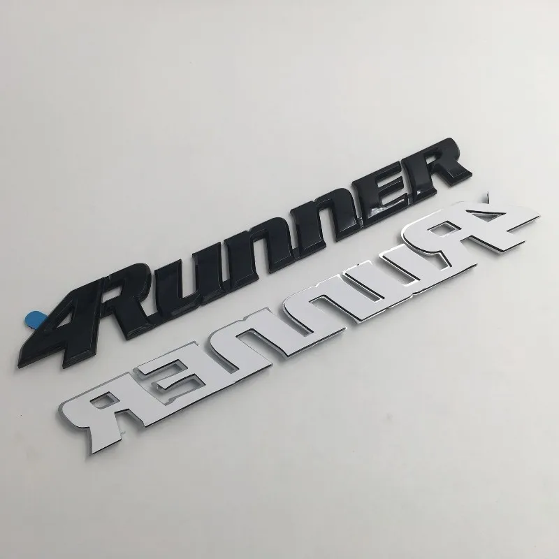 

Abs Car Stickers for 4RUNNER Emblem for Toyota 4runner Levin Corolla Rav4 Auris Yaris Auto Body Badge Car Exterior Decoration