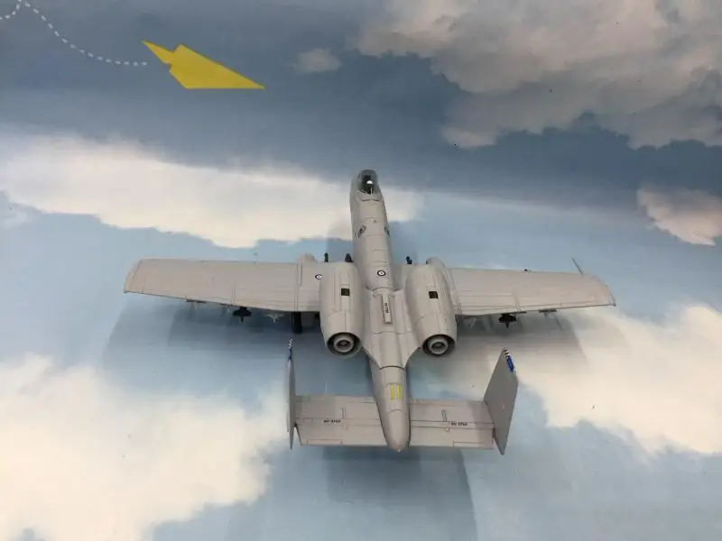 Новинка 1/100, специальный литой металл, ВВС США, A-10, имитационная модель истребителя, домашний дисплей, коллекция игрушек для детей