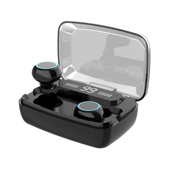 

Digital Display Touch Wireless Bluetooth 5.0 Headset LED Cordless Sports Running Headphone Cordless Earphone