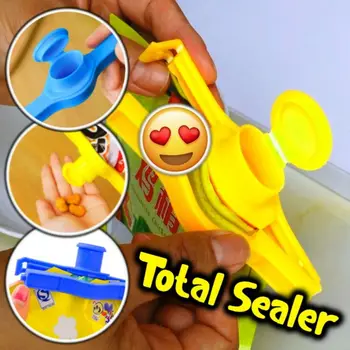 

2020 1PC Reuseable Bag Clip Storage Food Fresh Clips Sealing Kitchen Sealer With A Cap Type Spray Nozzle Kitchen Supplies
