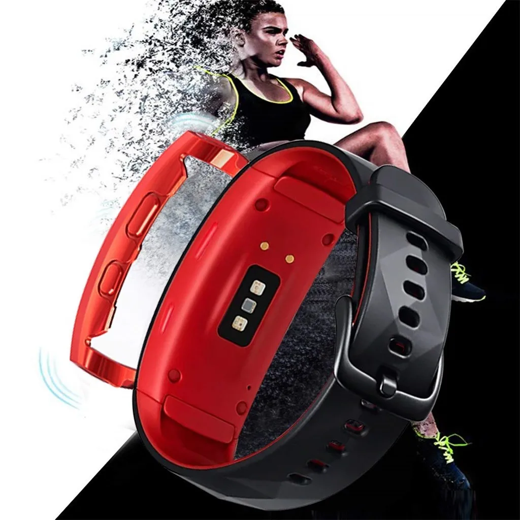 1 x Ultra Thin TPU Case Cover for Sanmsung Gear fit 2 pro Clear TPU Protective Watch Case Cover Shell For Sanmsung smart watch