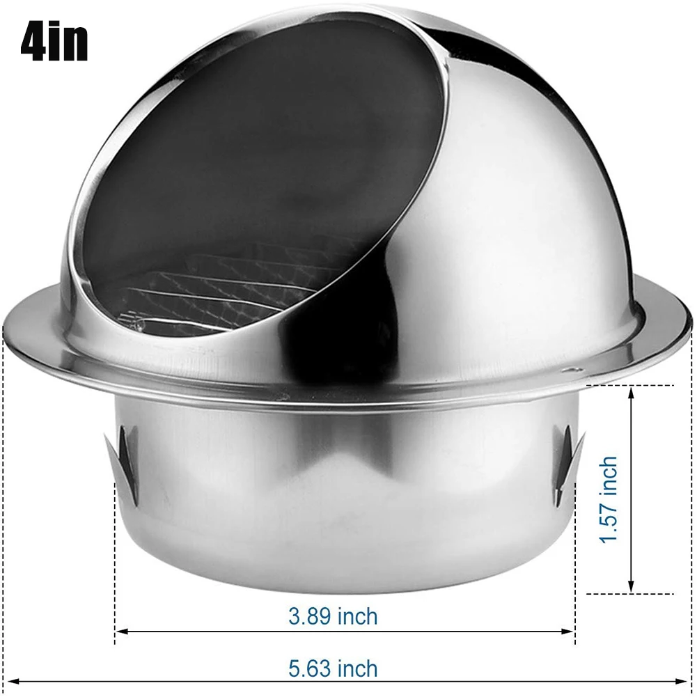 Other DIY & Tools Stainless Steel Ventilation Exhaust Grille Wall