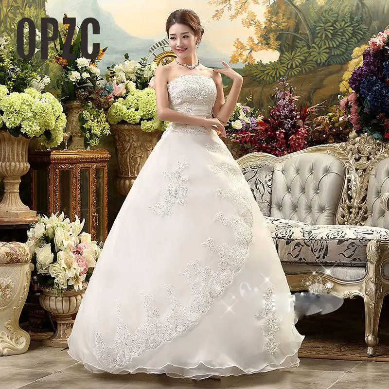 Robe Princesse En Tulle Avec Dentelle Et Train - Mariage, Baptême, Fête - Taille Fille