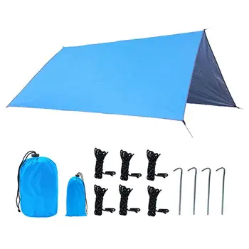 

Floor Mat Oxford Waterproof Cloth Rectangle Shade Sail Terrace Canopy Camping Hiking Sunshade Square Canopy Sunshade Beach