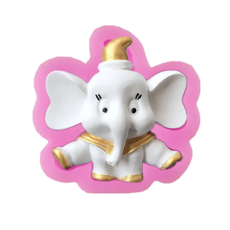 Sugarcraft силиконовые формы для животных, слонов, помадки, формы для украшения торта, инструменты для шоколада, формы для выпечки, полимерная глина