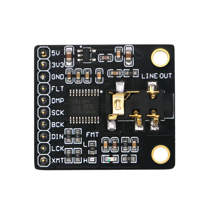PCM5102A стерео ЦАП цифро-аналоговый преобразователь PLL голосовой модуль ies аудио модуль воспроизведения