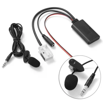 

12Pin Bluetooth 5.0 Music Audio Adapter MIC Bluetooth Adapter With Microphone Kits For A4 B7 TTs TT A8 R8 A3 MA2256